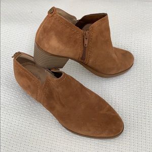 NATURALIZER Brown Leather Booties size 8 NEW!